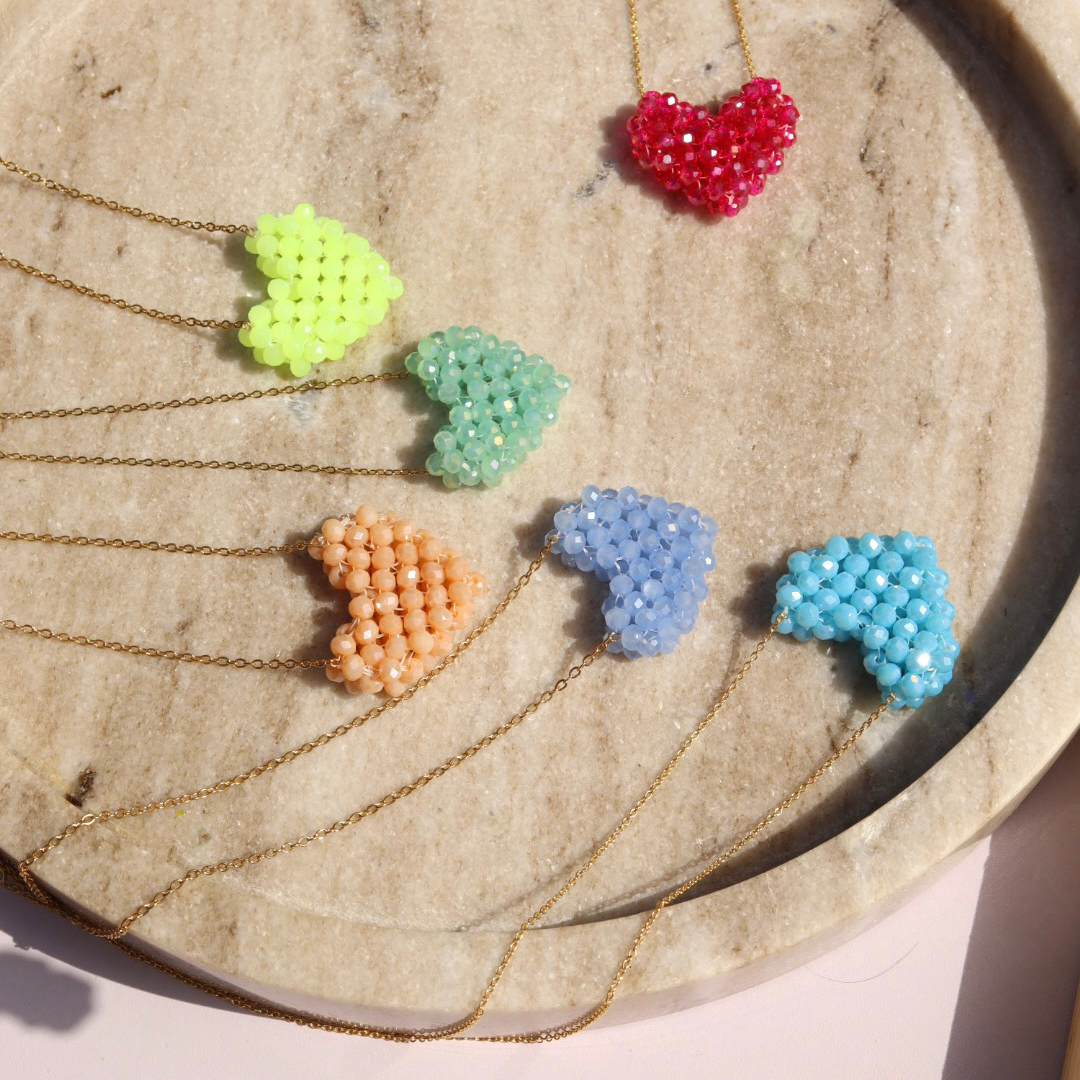 Necklace / Pendant 'Small 3D Heart'