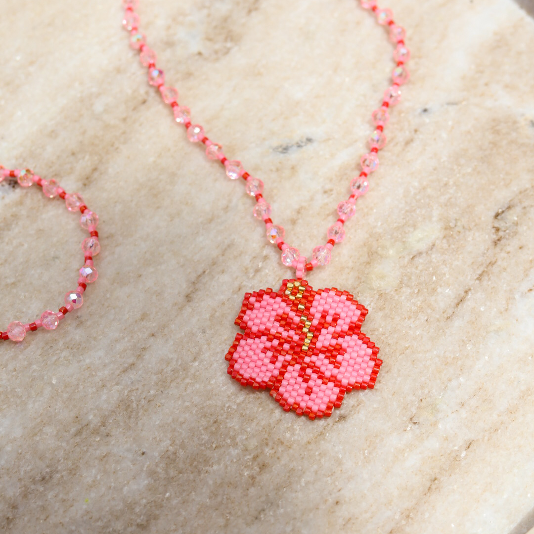 Handcrafted beaded necklaces