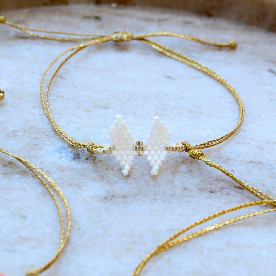 Butterfly Miyuki Bead Bracelet