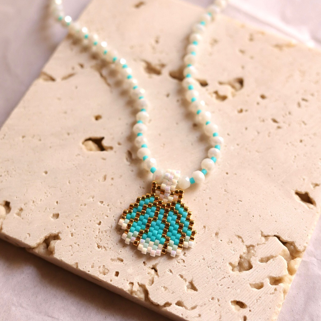 Handcrafted beaded necklaces