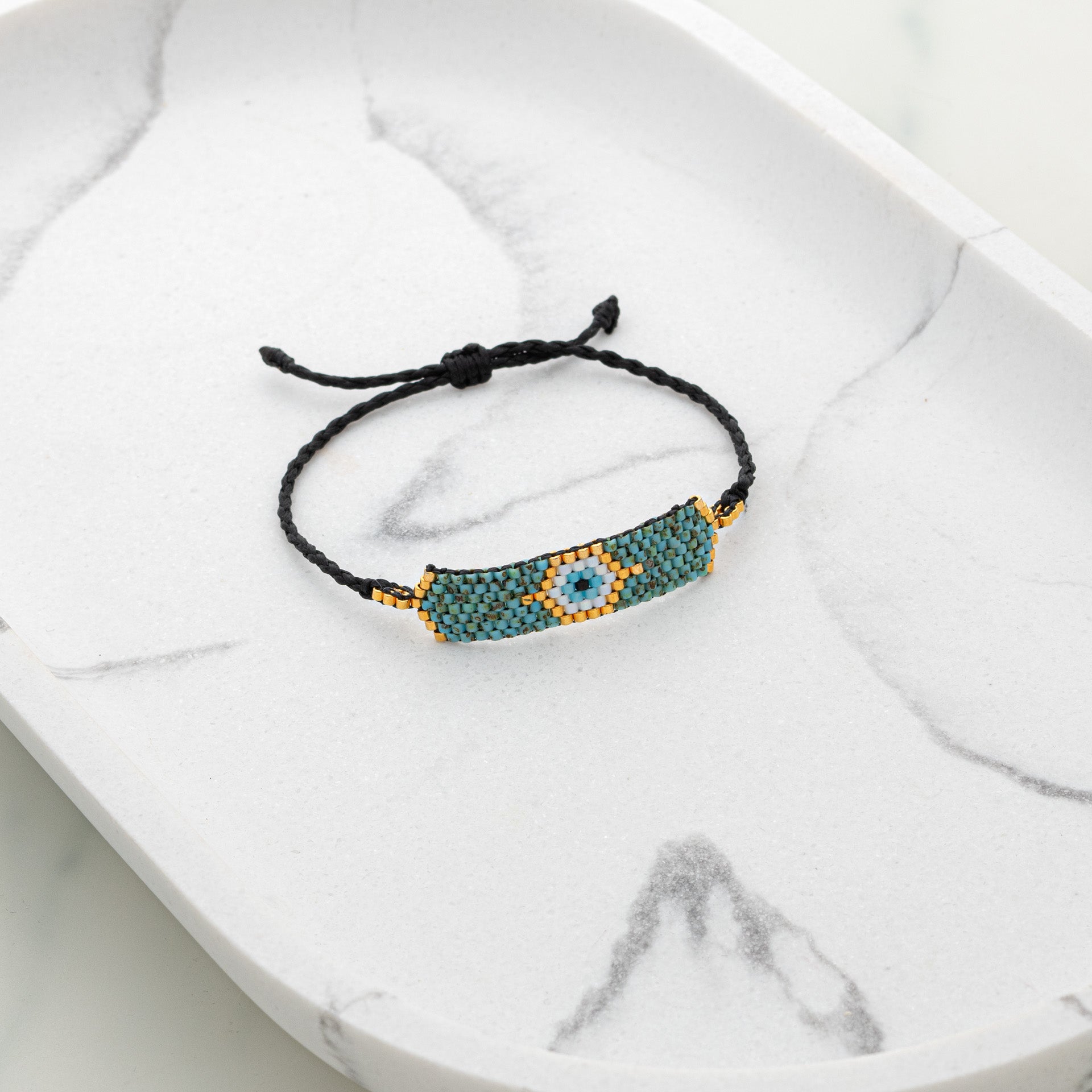 Bracelet, beaded 'Evil eye