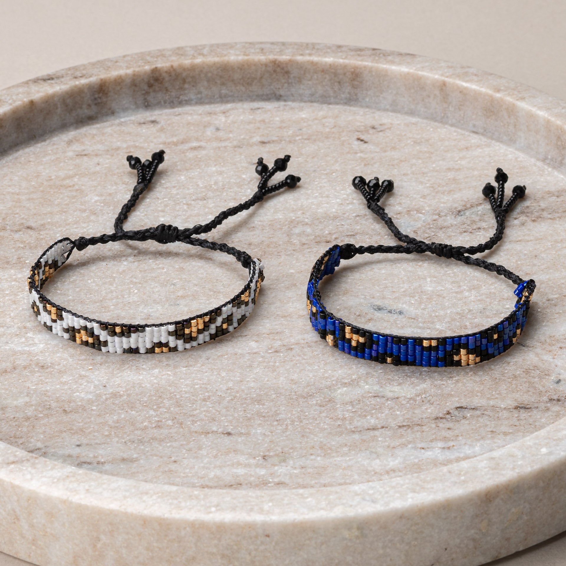 Bracelet beaded 'leopard'