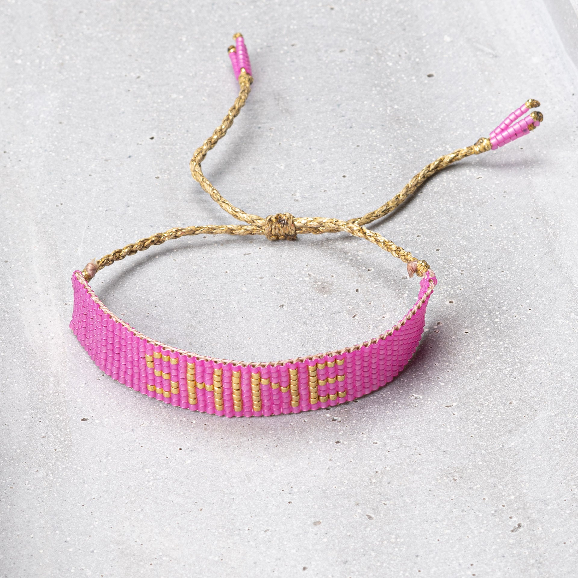 Bracelet beaded 'shine'