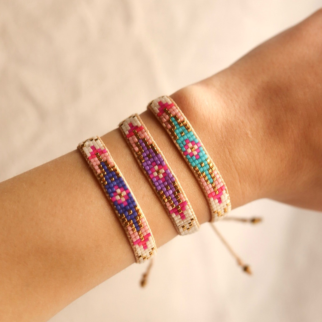 Handcrafted Geometric Design Bracelet