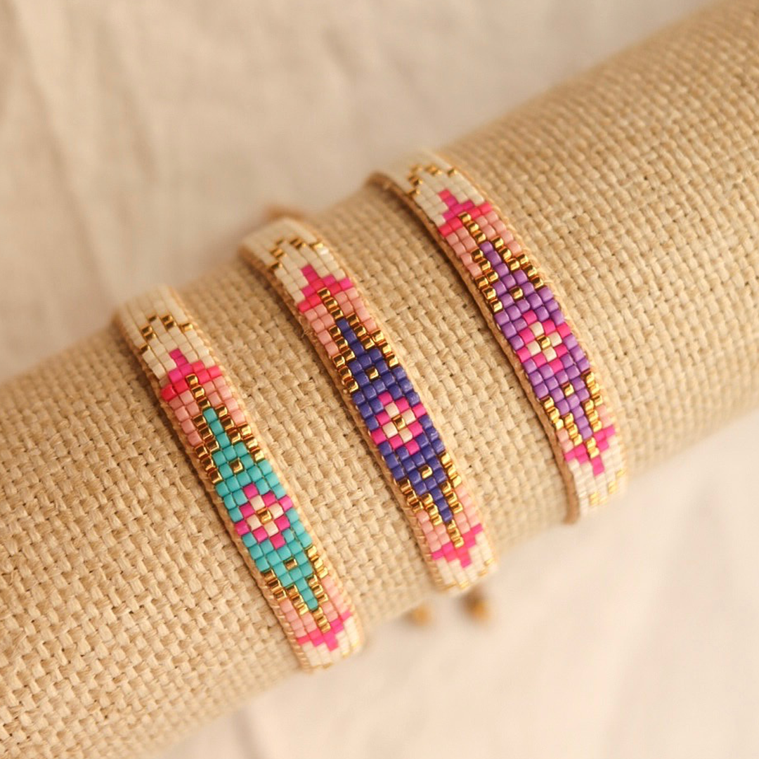 Handcrafted Geometric Design Bracelet