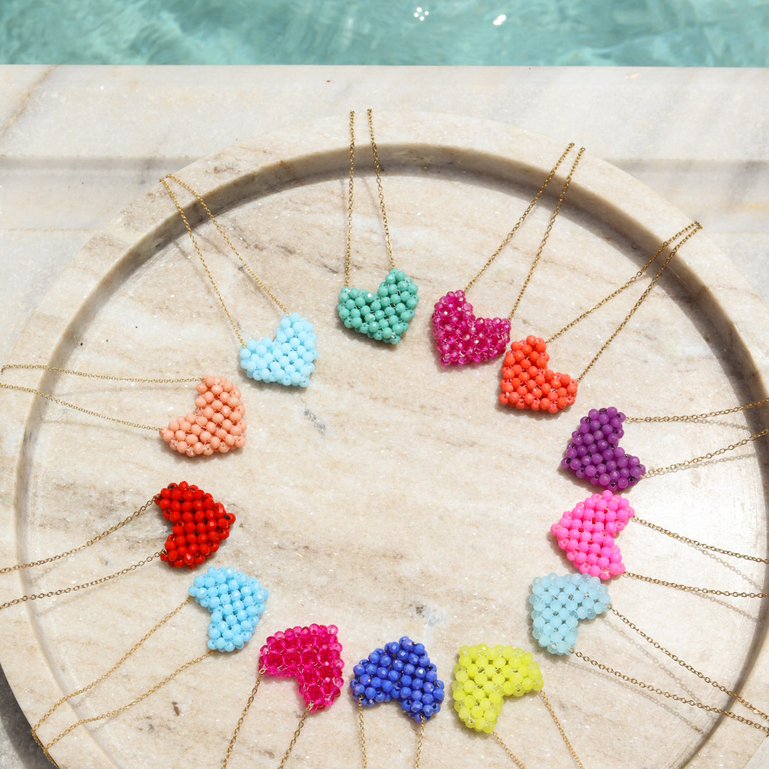 Necklace / Pendant 'Small 3D Heart'