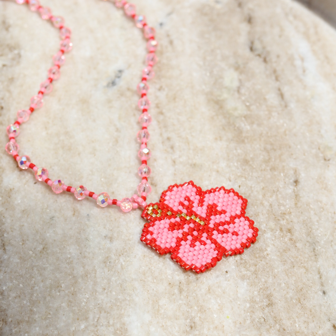 Handcrafted beaded necklaces
