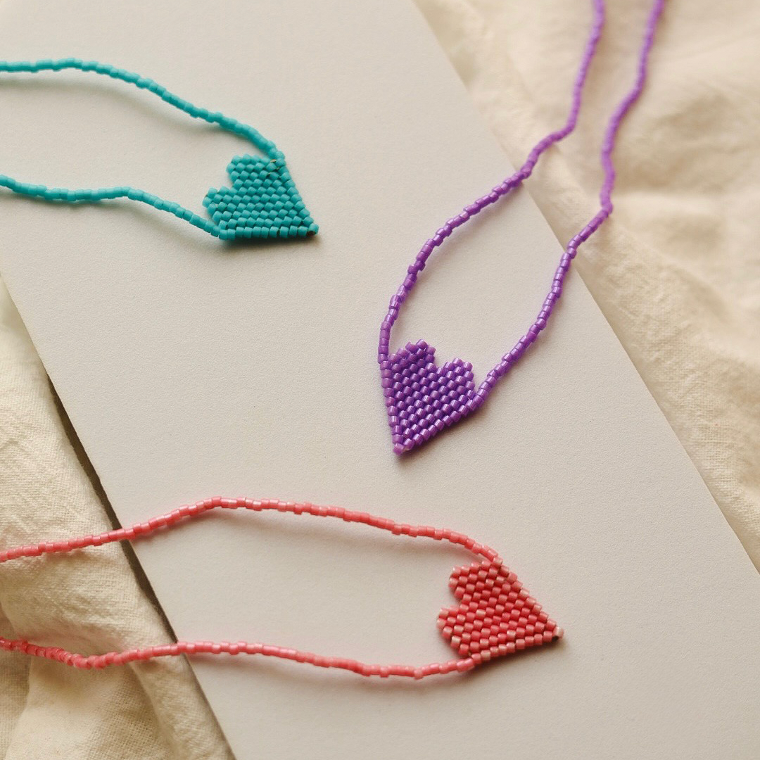 Necklace 'Bright heart'