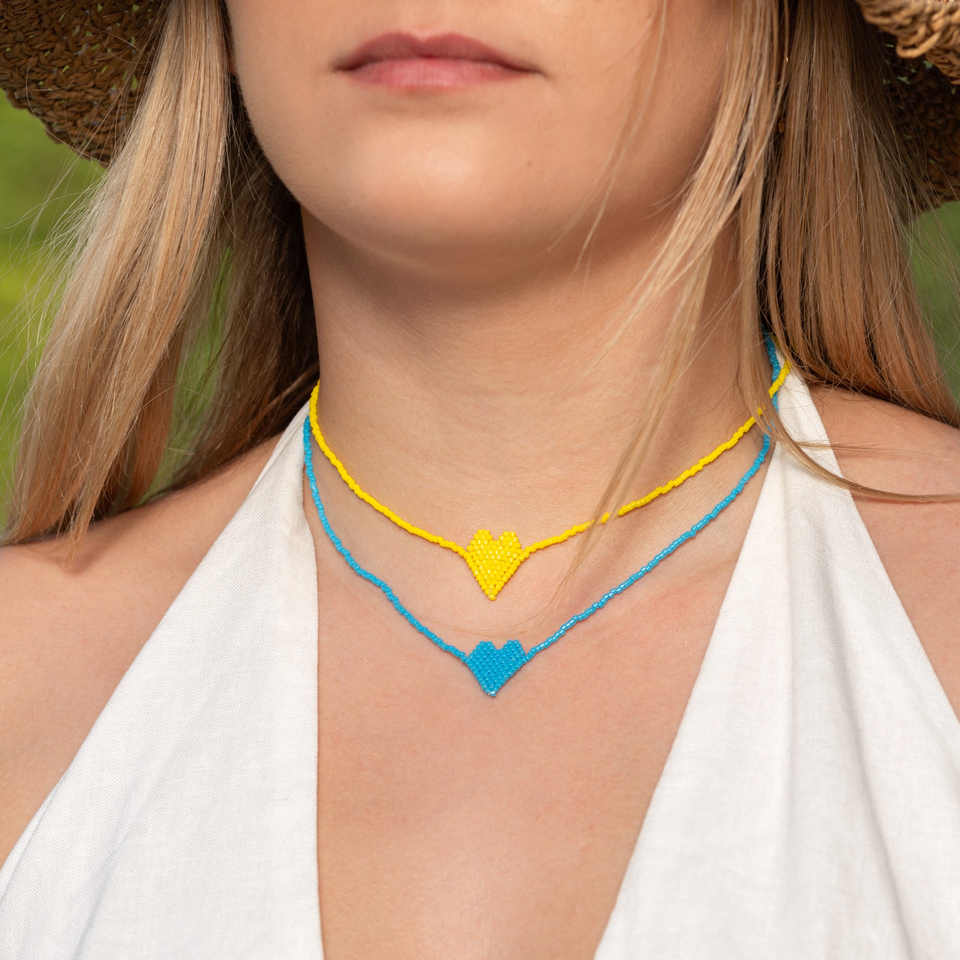 Necklace 'Bright heart'