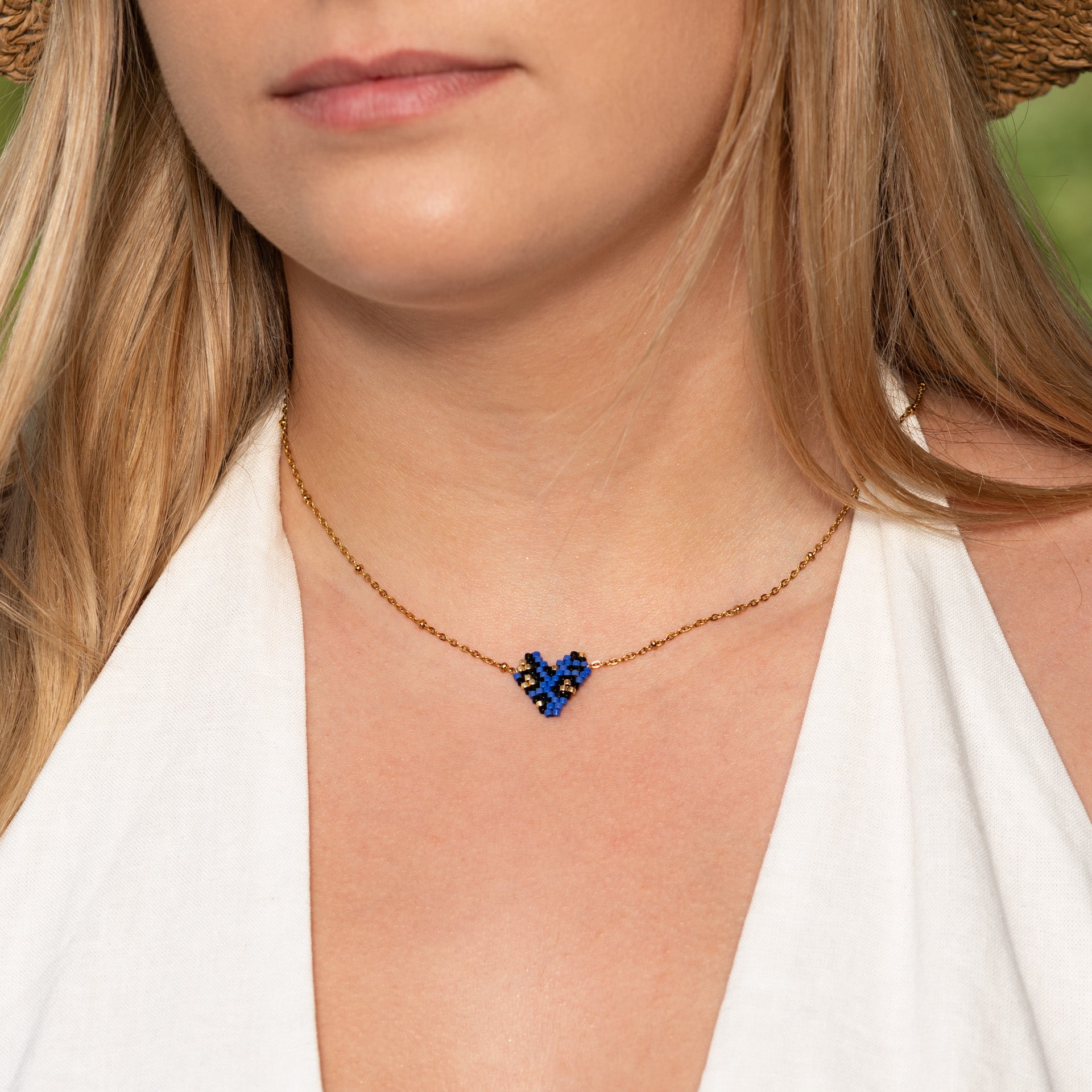 Necklace 'Leopard Heart'