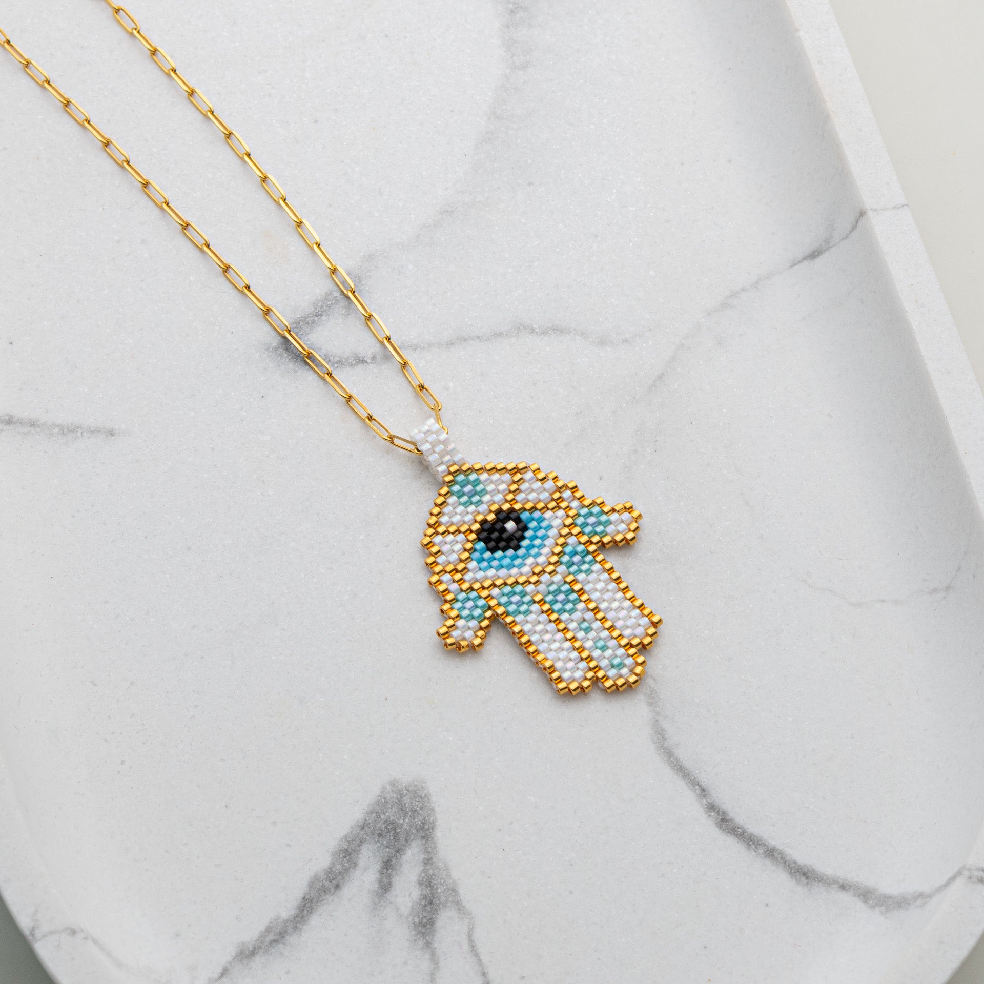 Necklace / Pendant 'Hamsa hand'