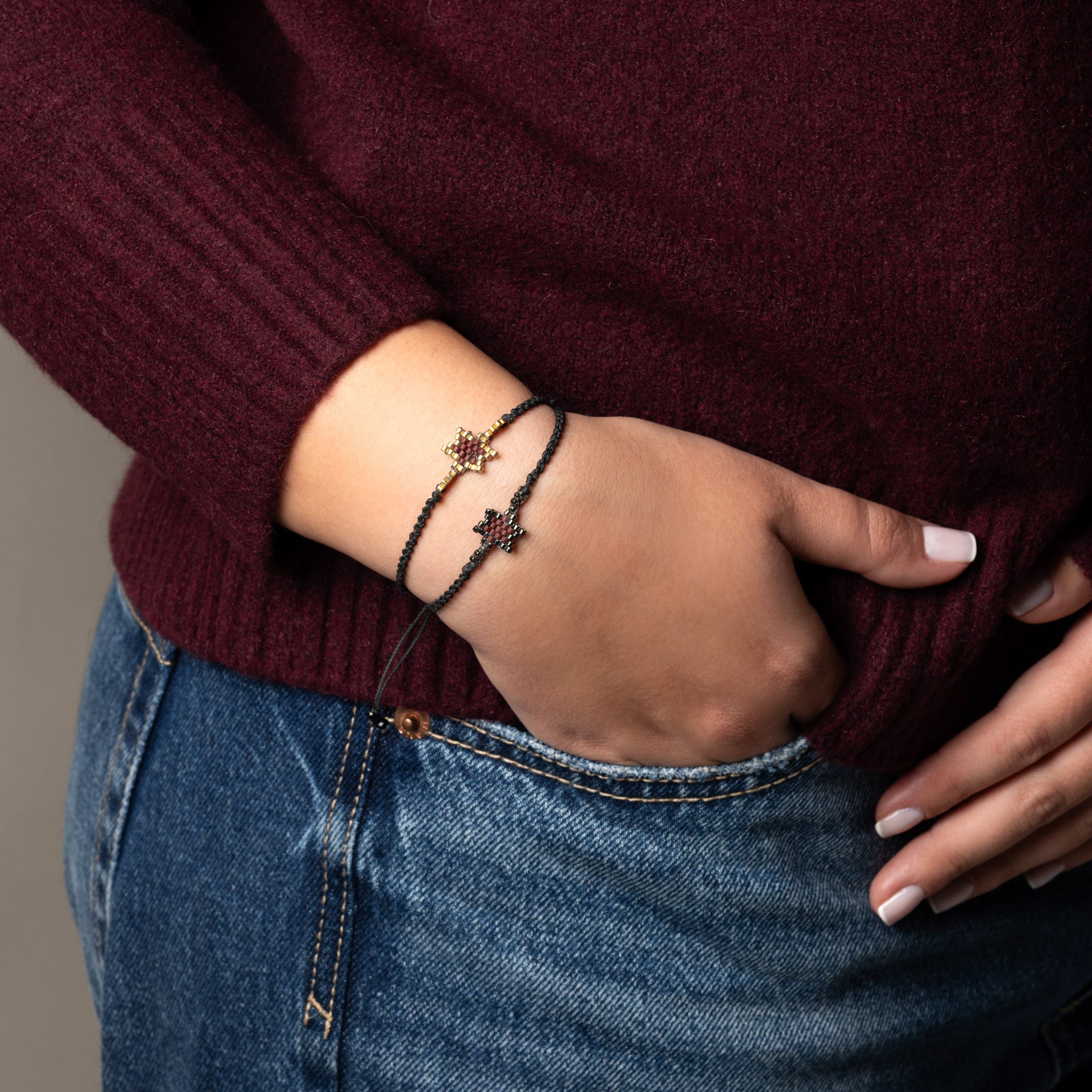 Bracelet beaded star