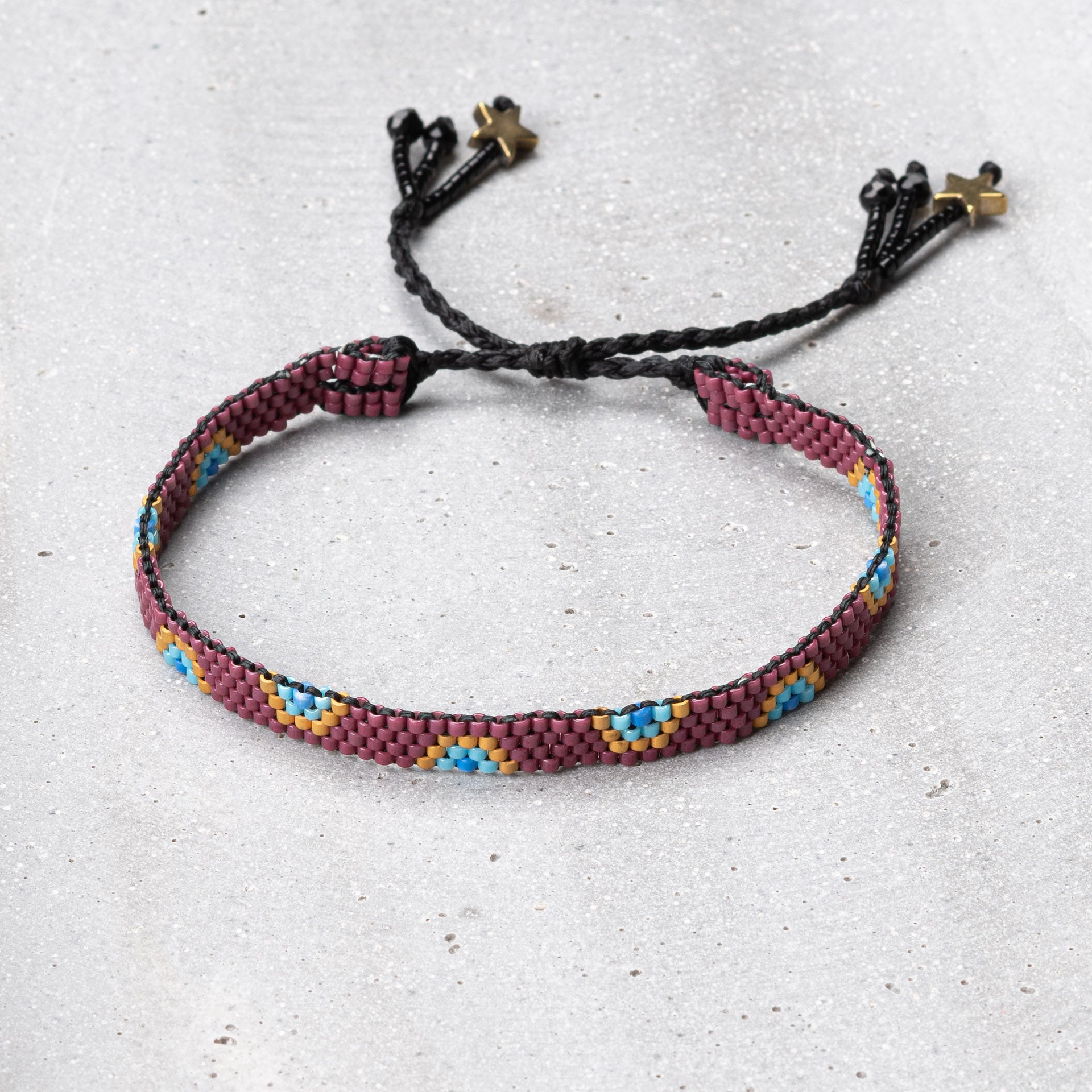 Bracelet beaded 'evil eyes'