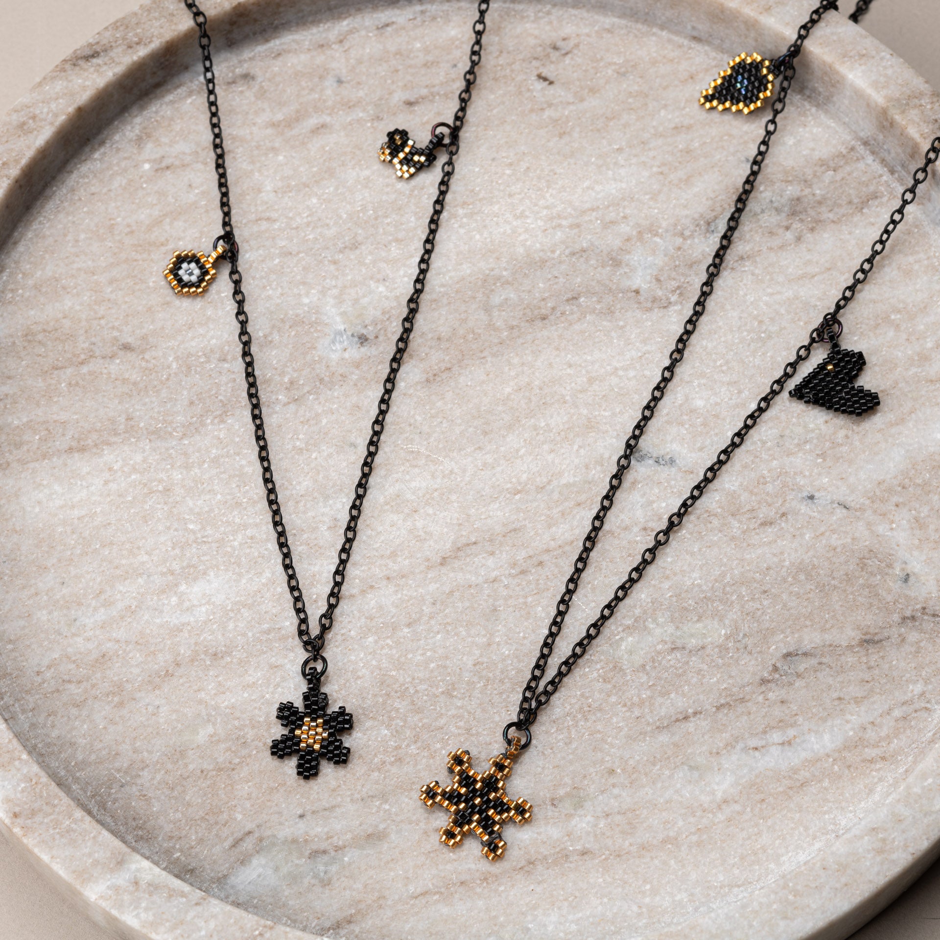 Necklace 'Charms' handmade
